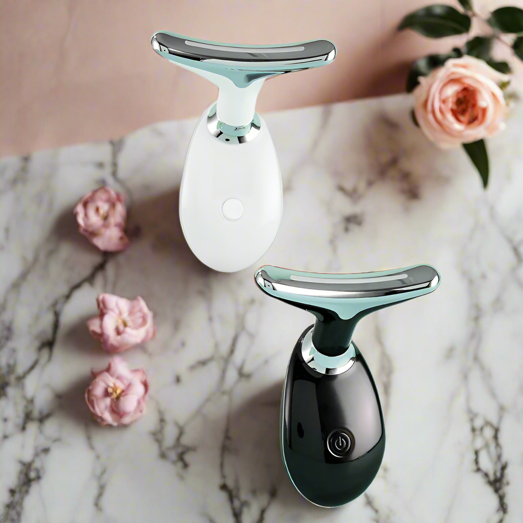 Masseur cou et visage à micro-courant